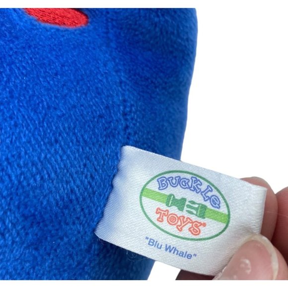 Buckle Toys Blu Whale Counting Color Recognition Activity Plush Toy 9" x 6" - Picture 6 of 7